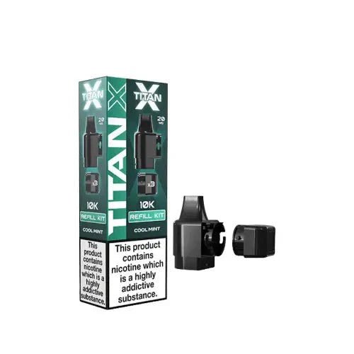 Titan X Replacement Pods - Pack of 10 - Cool Mint