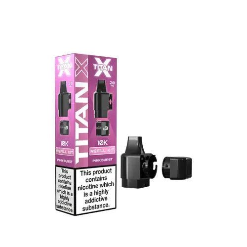 Titan X Replacement Pods - Pack of 10 - Pink Burst