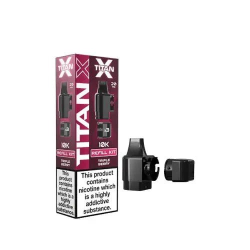 Titan X Replacement Pods - Pack of 10 - Triple Berry