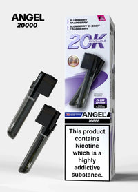 Vapes Bars Angel 20000 Prefilled Pods Box of 5 - Violet Edition