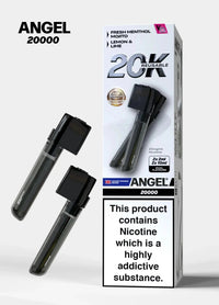 Vapes Bars Angel 20000 Prefilled Pods Box of 5 - White Edition