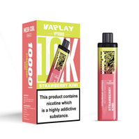 Vaplay VP10000 Prefilled Pod Vape Kit Box of 5 - Strawberry Kiwi