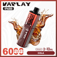 Vaplay VP6000 Prefilled Pod Vape Kit Box of 5 - Cola