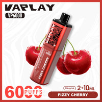 Vaplay VP6000 Prefilled Pod Vape Kit Box of 5 - Fizzy Cherry