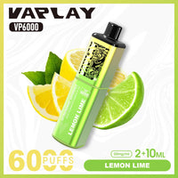 Vaplay VP6000 Prefilled Pod Vape Kit Box of 5 - Lemon Lime