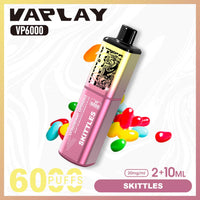 Vaplay VP6000 Prefilled Pod Vape Kit Box of 5 - Skittles