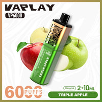Vaplay VP6000 Prefilled Pod Vape Kit Box of 5 - Triple Apple