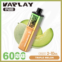 Vaplay VP6000 Prefilled Pod Vape Kit Box of 5 - Triple Melon