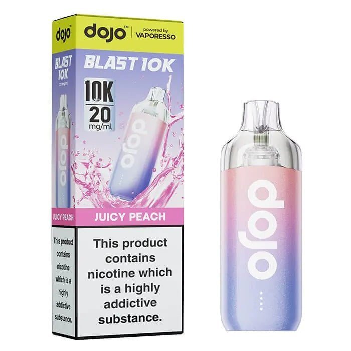 Vaporesso Dojo Blast 10k Prefilled Pod Vape Kit Box of 5 - Juicy Peach