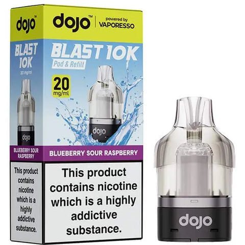 Vaporesso Dojo Blast 10K Prefilled Pods - Blueberry Sour Raspberry