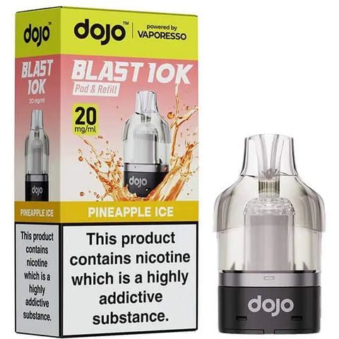 Vaporesso Dojo Blast 10K Prefilled Pods - Pineapple Ice