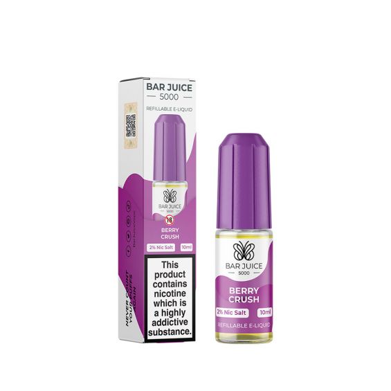 Bar Juice 5000 10ml Nic Salts E - liquids Box of 10 - Berry