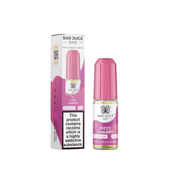 Bar Juice 5000 10ml Nic Salts E - liquids Box of 10 - Fizzy Cherry