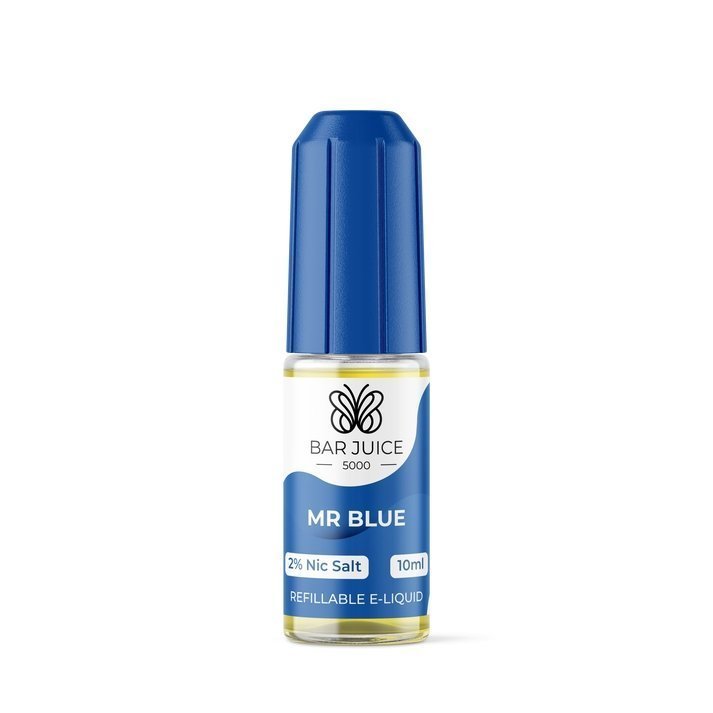 Bar Juice 5000 10ml Nic Salts E - liquids Box of 10 - Mr Blue
