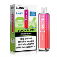 Crystal Bling Max 8000 Prefilled Pod Kit Box of 5 - Cherry Berry