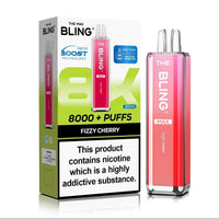 Crystal Bling Max 8000 Prefilled Pod Kit Box of 5 - Fizzy Cherry