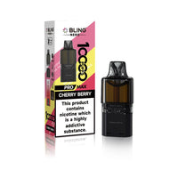 Crystal Bling Nero 10k Prefilled Pods Box of 5 - Cherry Berry