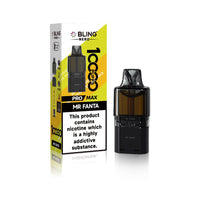 Crystal Bling Nero 10k Prefilled Pods Box of 5 - Mr Fanta