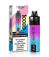 Crystal Bling Nero 10k Vape Kit Box of 5 - Blueberry Raspberry