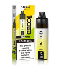 Crystal Bling Nero 10k Vape Kit Box of 5 - Lemon Lime