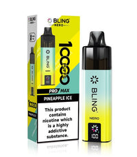 Crystal Bling Nero 10k Vape Kit Box of 5 - Pineapple Ice