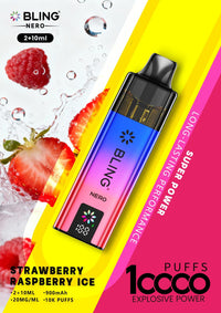 Crystal Bling Nero 10k Vape Kit Box of 5 - Watermelon Ice