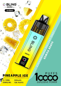 Crystal Bling Nero 10k Vape Kit Box of 5 - Watermelon Ice