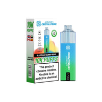Crystal Prime 10000 Disposable Vape Pack of 5 - Blue Razz Gummy Bear