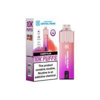 Crystal Prime 10000 Disposable Vape Pack of 5 - Plum Cherry