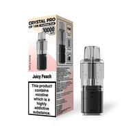 Crystal Pro CP 10k Replacement Pods Box of 5 - Juicy Peach