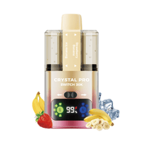 Crystal Pro Switch 30k Prefilled Pod Kit Box of 5 - Banana Ice / Strawberry Banana