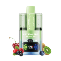Crystal Pro Switch 30k Prefilled Pod Kit Box of 5 - Blueberry Cherry Cranberry / Blueberry Kiwi