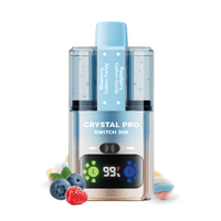 Crystal Pro Switch 30k Prefilled Pod Kit Box of 5 - Blueberry Cotton Candy / Raspberry Cotton Candy