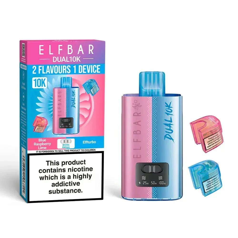 Elf B Dual 10k Pod Vape kit Box of 5 - Drinks Edition