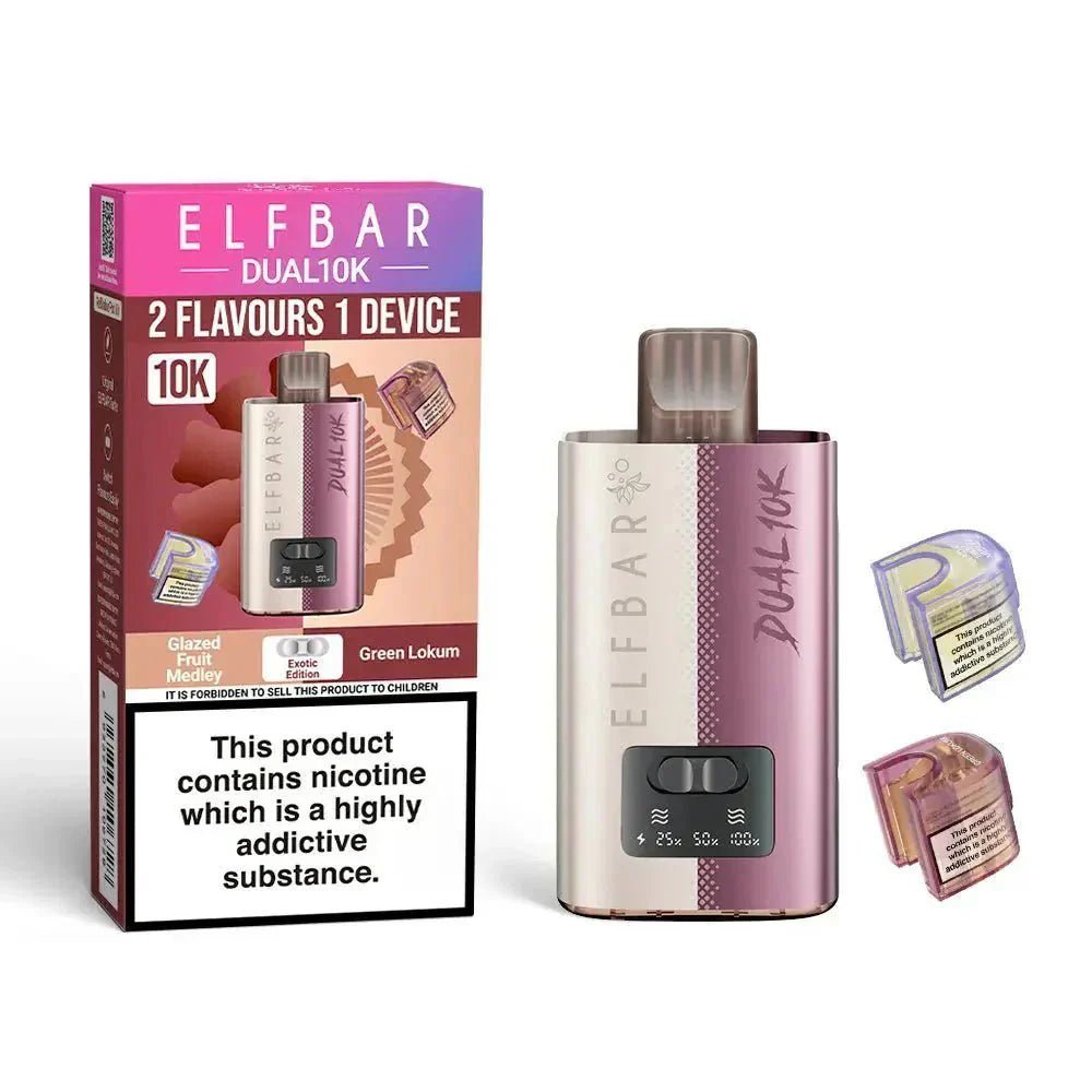 Elf B Dual 10k Pod Vape kit Box of 5 - Exotic Edition