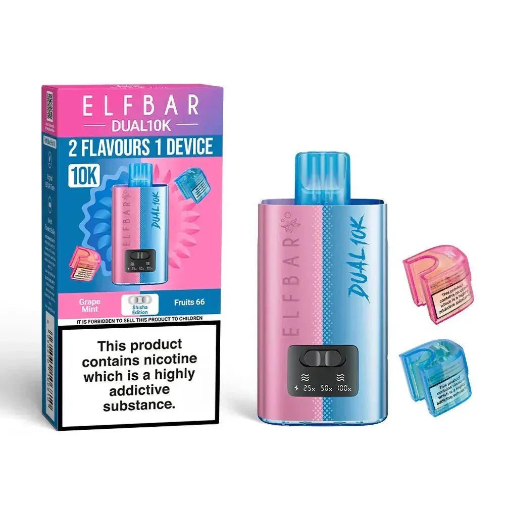 Elf B Dual 10k Pod Vape kit Box of 5 - Shisha Edition