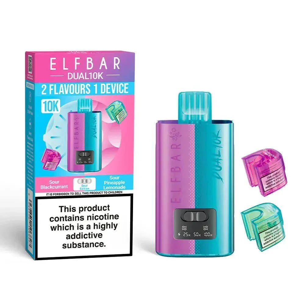 Elf B Dual 10k Pod Vape kit Box of 5 - Sour Edition