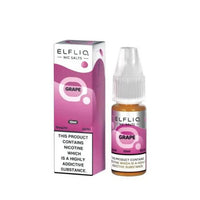 Elf Bar Elfliq 10ml Nic Salt - Box of 10 - Grape