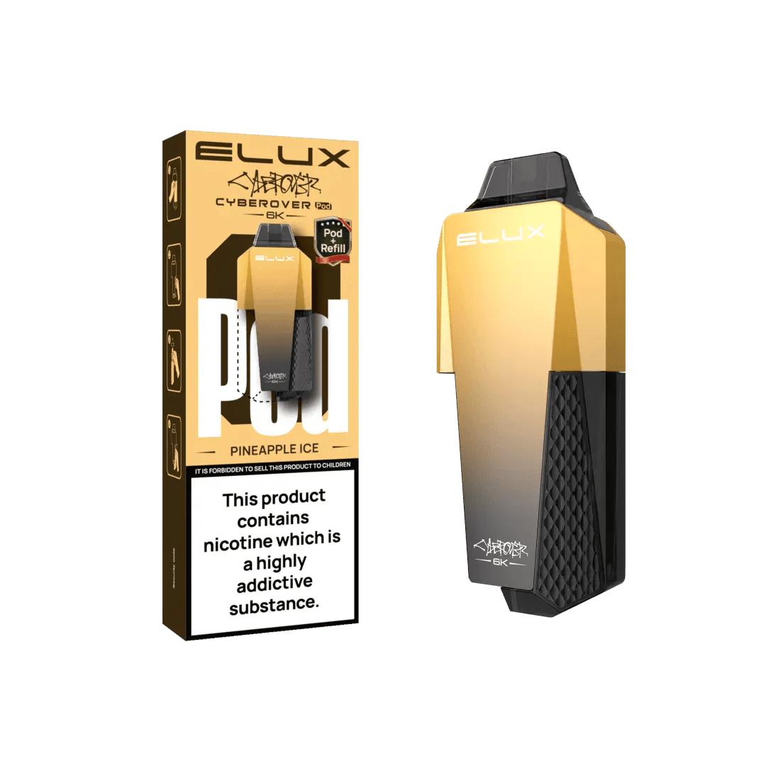 Elux Cyberover 6000 Replacement Pods - Box of 5 - Pineapple Ice