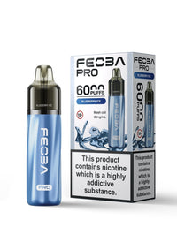 Feoba Pro 6000 Prefilled Pod Kit Box of 5 - Blueberry Ice