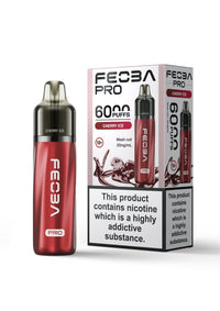 Feoba Pro 6000 Prefilled Pod Kit Box of 5 - Cherry Ice