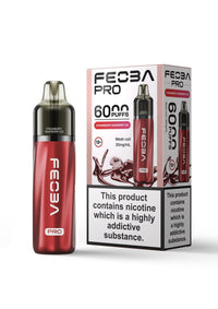Feoba Pro 6000 Prefilled Pod Kit Box of 5 - Strawberry Raspberry Ice