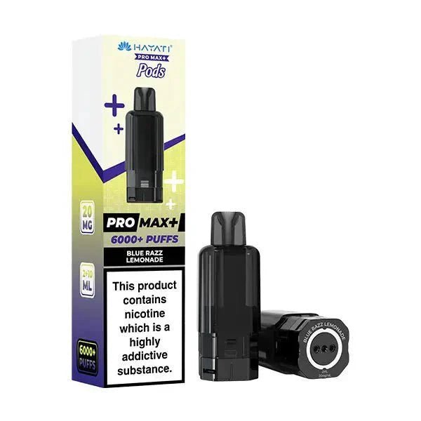 Hayati Pro Max Plus 6000 Prefilled Pods Pack of 5 - Blue Razz Cherry