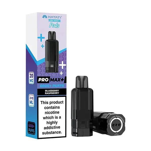 Hayati Pro Max Plus 6000 Prefilled Pods Pack of 5 - Blueberry Raspberry