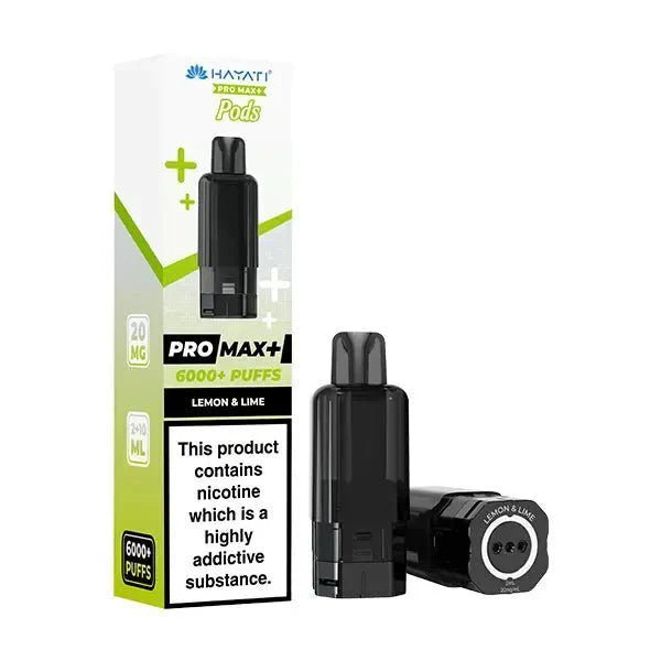 Hayati Pro Max Plus 6000 Prefilled Pods Pack of 5 - Lemon Lime