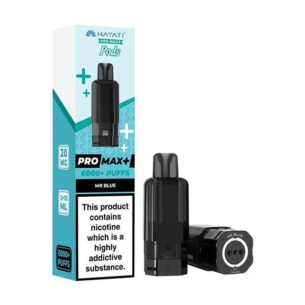 Hayati Pro Max Plus 6000 Prefilled Pods Pack of 5 - Mr Blue