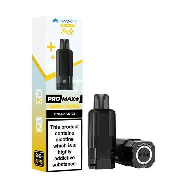 Hayati Pro Max Plus 6000 Prefilled Pods Pack of 5 - Pineapple Ice