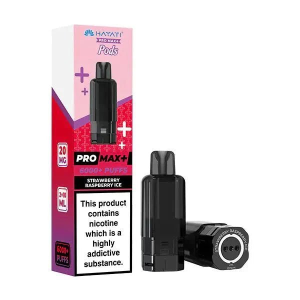 Hayati Pro Max Plus 6000 Prefilled Pods Pack of 5 - Strawberry Raspberry Ice