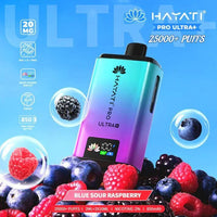 Hayati Pro Ultra Plus 25000 Starter Vape Kit Box of 5 - Blackcurrant Cotton K / Blue Raspberry