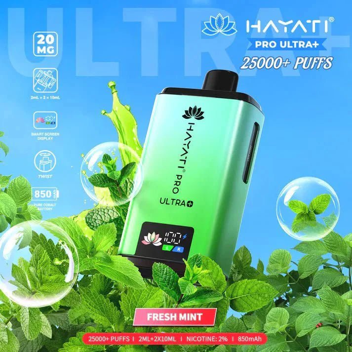 Hayati Pro Ultra Plus 25000 Starter Vape Kit Box of 5 - Blackcurrant Cotton K / Blue Raspberry
